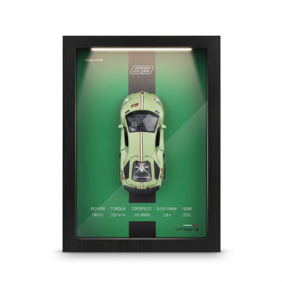 3D-Auto-Rahmenkunst